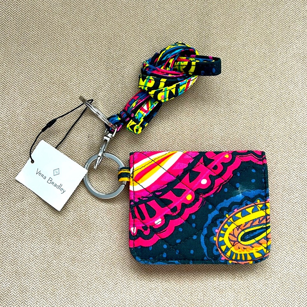 Vera Bradley Wallet & Lanyard Set
